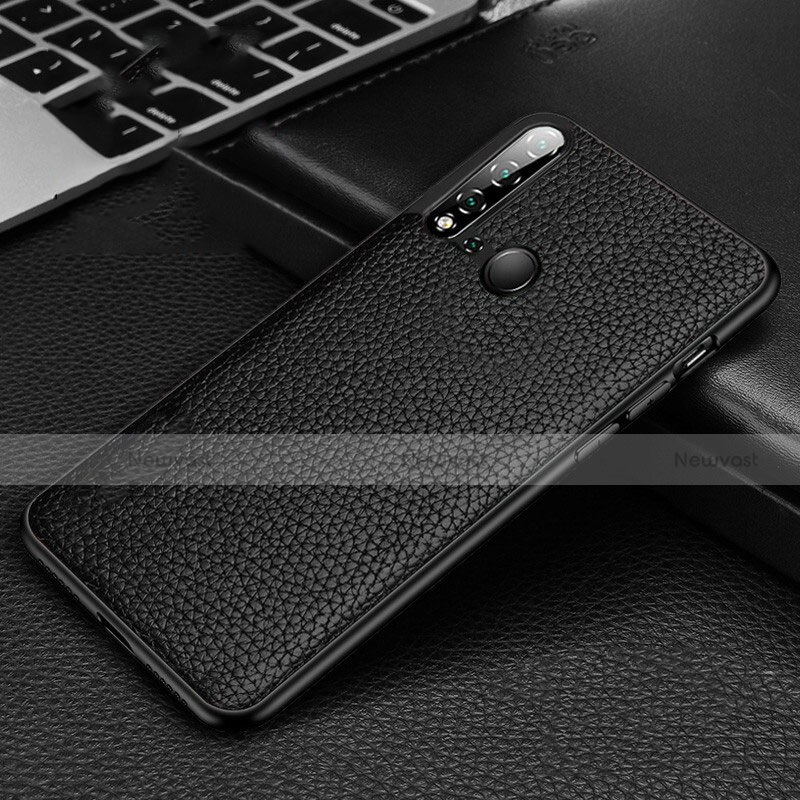 Soft Luxury Leather Snap On Case Cover R01 for Huawei Nova 5i