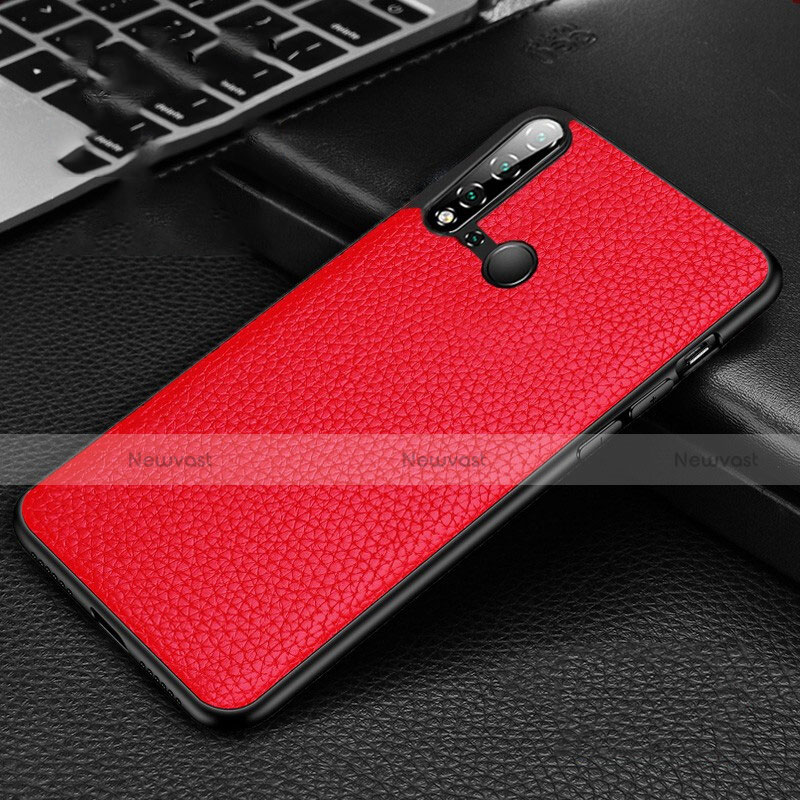 Soft Luxury Leather Snap On Case Cover R01 for Huawei Nova 5i