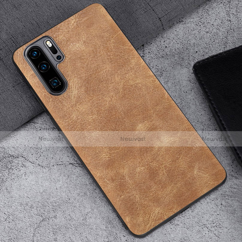 Soft Luxury Leather Snap On Case Cover R01 for Huawei P30 Pro New Edition