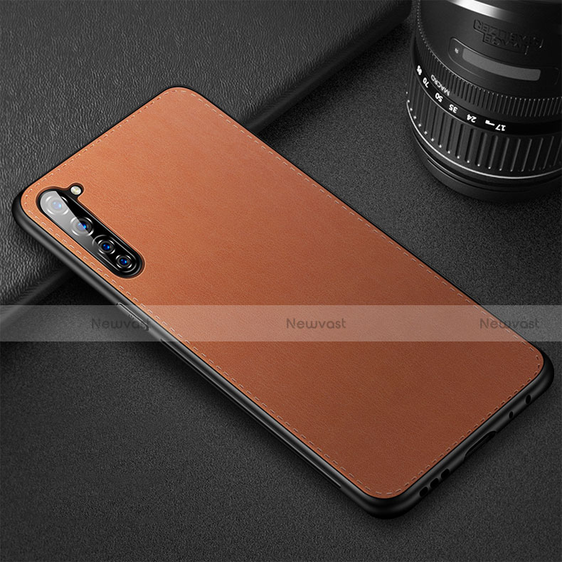 Soft Luxury Leather Snap On Case Cover R01 for Oppo F15