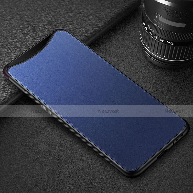 Soft Luxury Leather Snap On Case Cover R01 for Oppo Find X Super Flash Edition