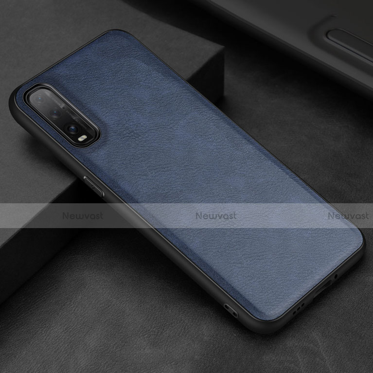 Soft Luxury Leather Snap On Case Cover R01 for Oppo Find X2