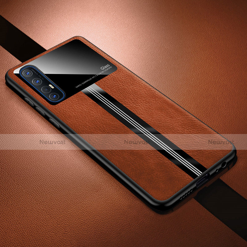 Soft Luxury Leather Snap On Case Cover R01 for Oppo Find X2 Neo