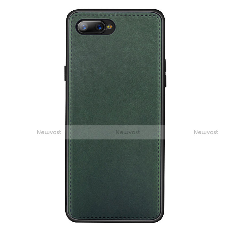 Soft Luxury Leather Snap On Case Cover R01 for Oppo R15X