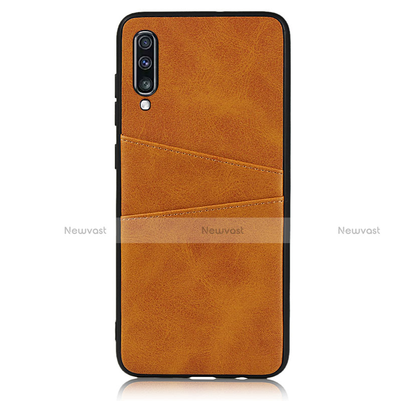 Soft Luxury Leather Snap On Case Cover R01 for Samsung Galaxy A70