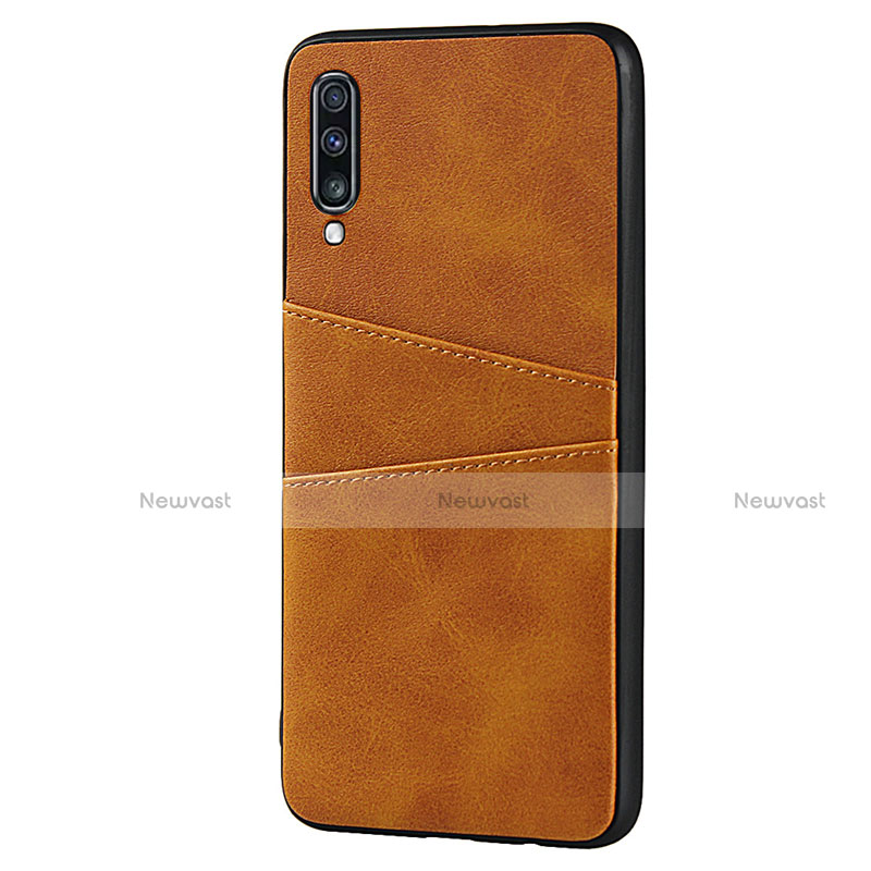 Soft Luxury Leather Snap On Case Cover R01 for Samsung Galaxy A70