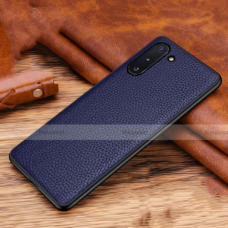 Soft Luxury Leather Snap On Case Cover R01 for Samsung Galaxy Note 10 5G