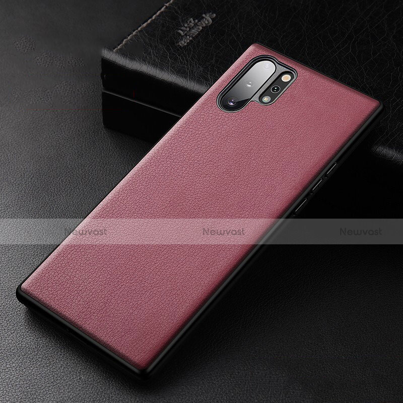 Soft Luxury Leather Snap On Case Cover R01 for Samsung Galaxy Note 10 Plus 5G