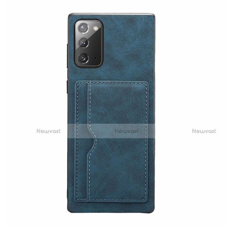 Soft Luxury Leather Snap On Case Cover R01 for Samsung Galaxy Note 20 5G