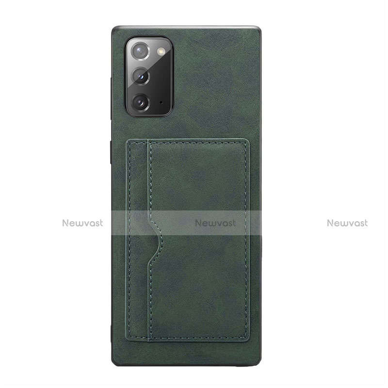 Soft Luxury Leather Snap On Case Cover R01 for Samsung Galaxy Note 20 5G