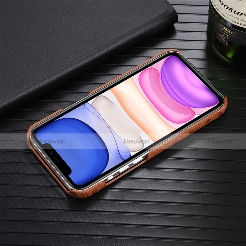 Soft Luxury Leather Snap On Case Cover R02 for Apple iPhone 12 Pro Max