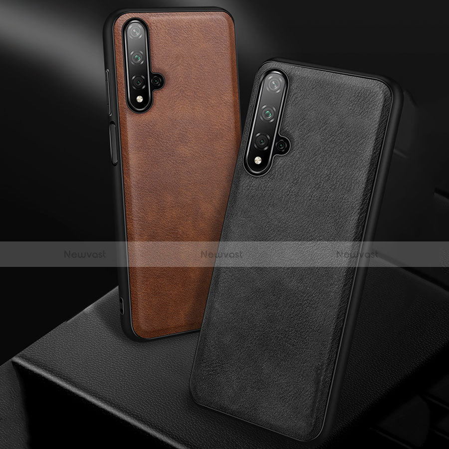 Soft Luxury Leather Snap On Case Cover R02 for Huawei Honor 20S