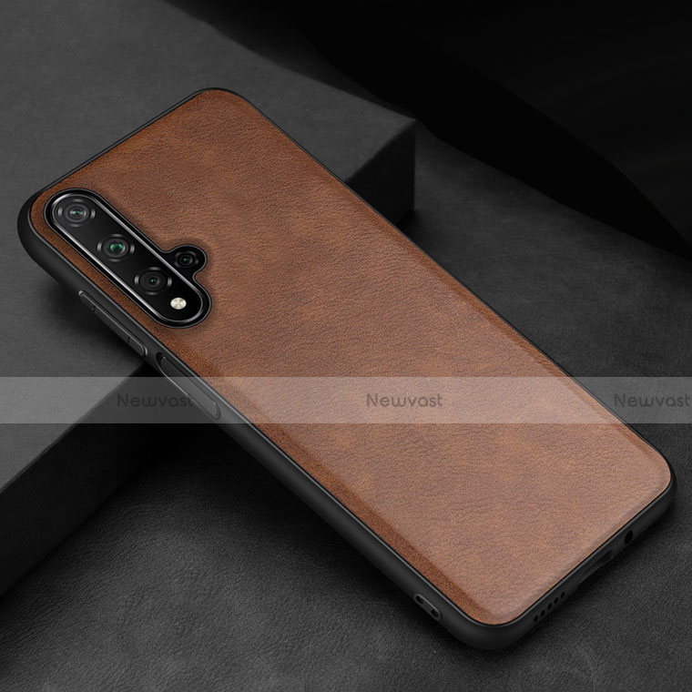 Soft Luxury Leather Snap On Case Cover R02 for Huawei Honor 20S