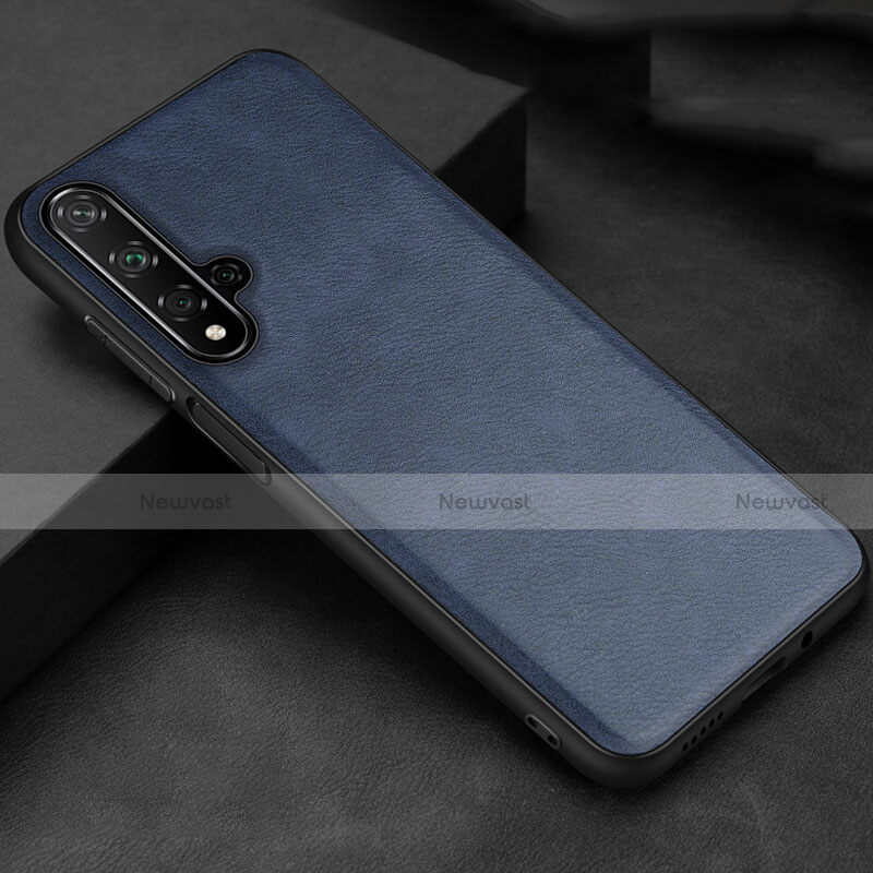 Soft Luxury Leather Snap On Case Cover R02 for Huawei Honor 20S