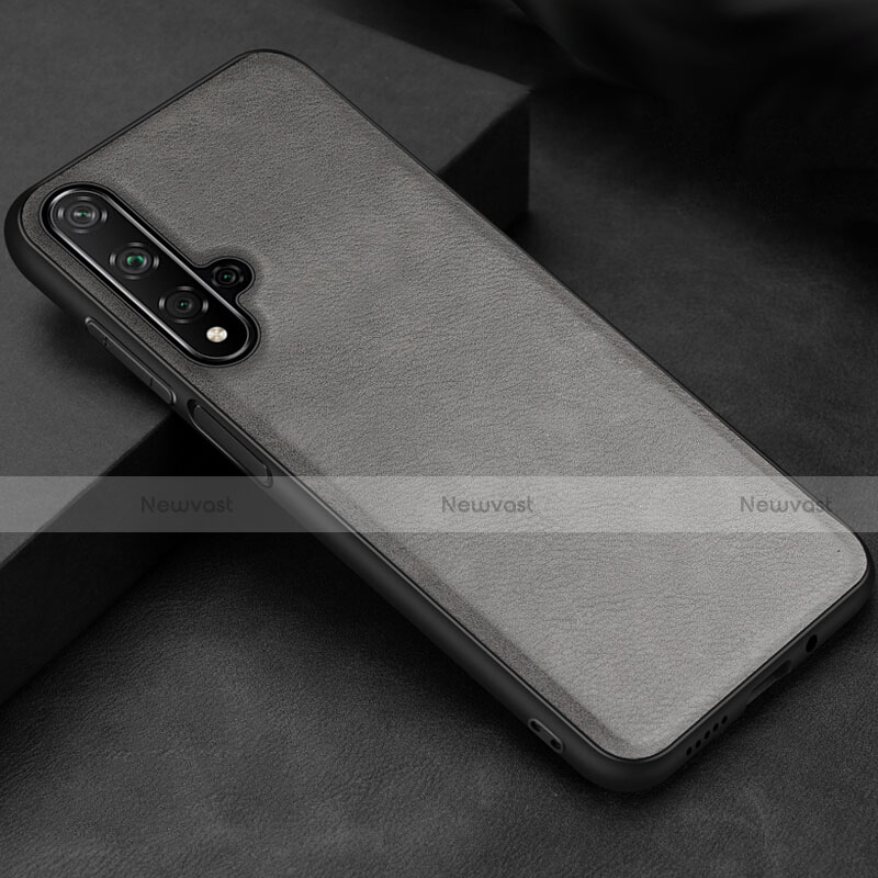 Soft Luxury Leather Snap On Case Cover R02 for Huawei Honor 20S