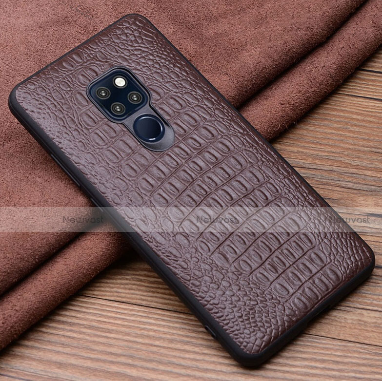 Soft Luxury Leather Snap On Case Cover R02 for Huawei Mate 20