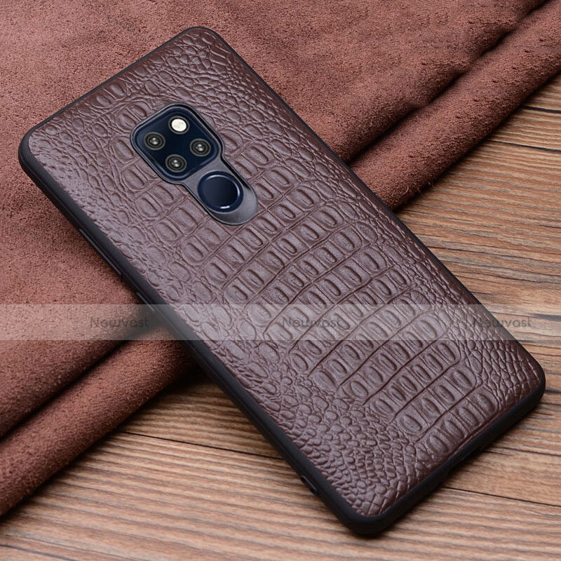 Soft Luxury Leather Snap On Case Cover R02 for Huawei Mate 20 X 5G