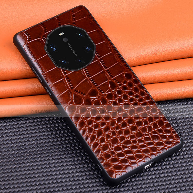 Soft Luxury Leather Snap On Case Cover R02 for Huawei Mate 40 RS