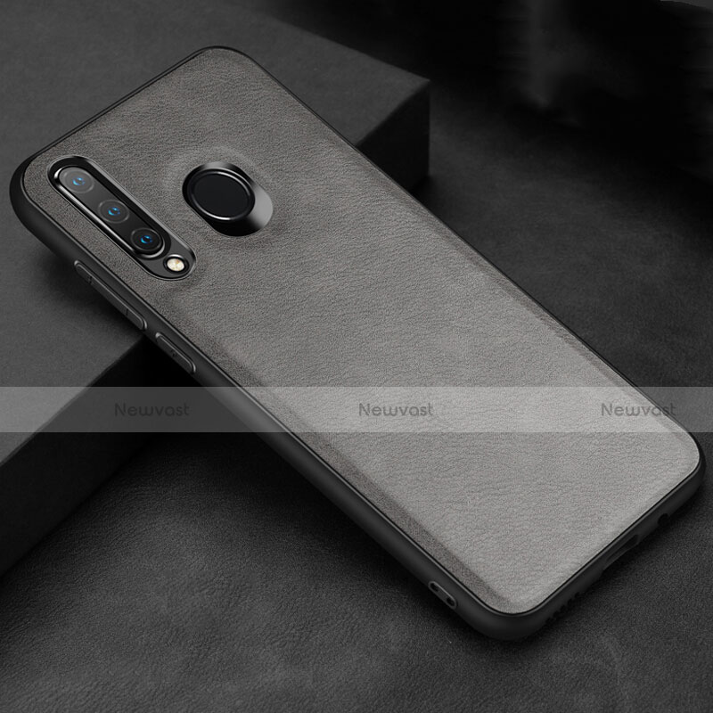 Soft Luxury Leather Snap On Case Cover R02 for Huawei P30 Lite