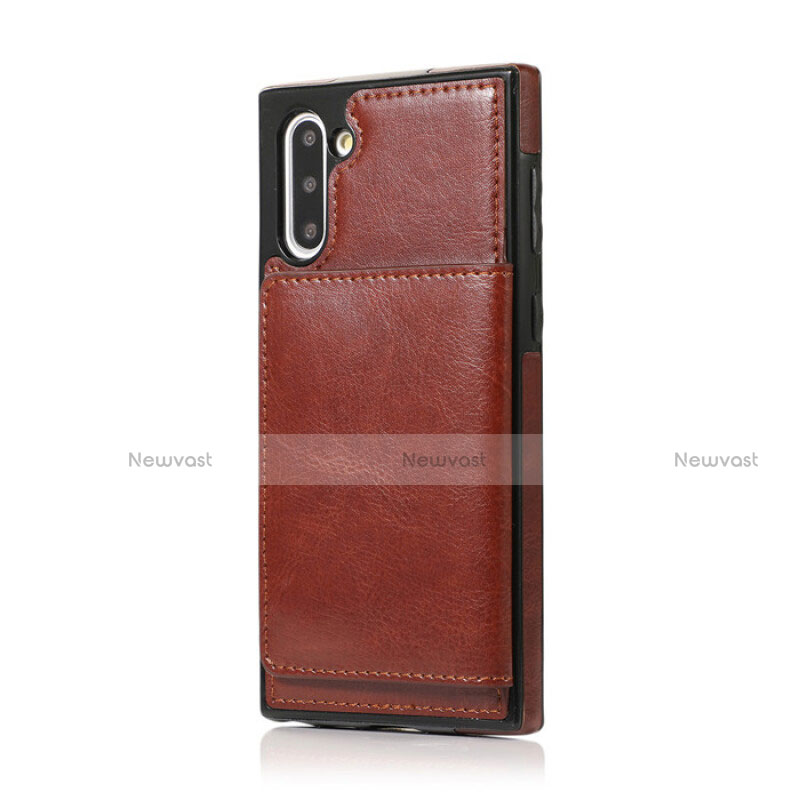 Soft Luxury Leather Snap On Case Cover R02 for Samsung Galaxy Note 10 5G