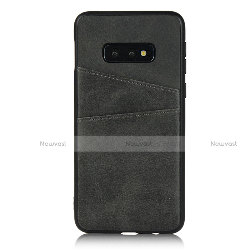 Soft Luxury Leather Snap On Case Cover R02 for Samsung Galaxy S10e