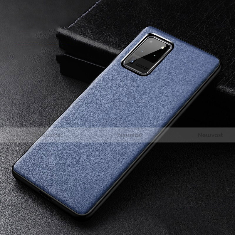 Soft Luxury Leather Snap On Case Cover R02 for Samsung Galaxy S20 Ultra