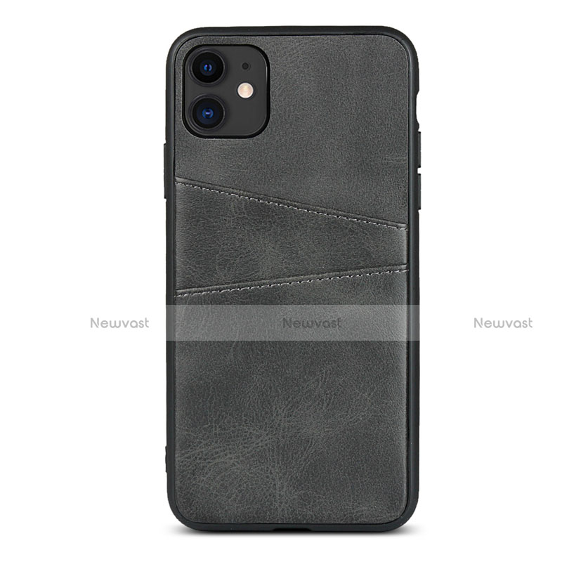 Soft Luxury Leather Snap On Case Cover R03 for Apple iPhone 11