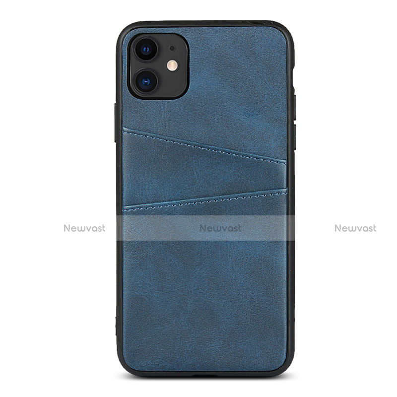 Soft Luxury Leather Snap On Case Cover R03 for Apple iPhone 11