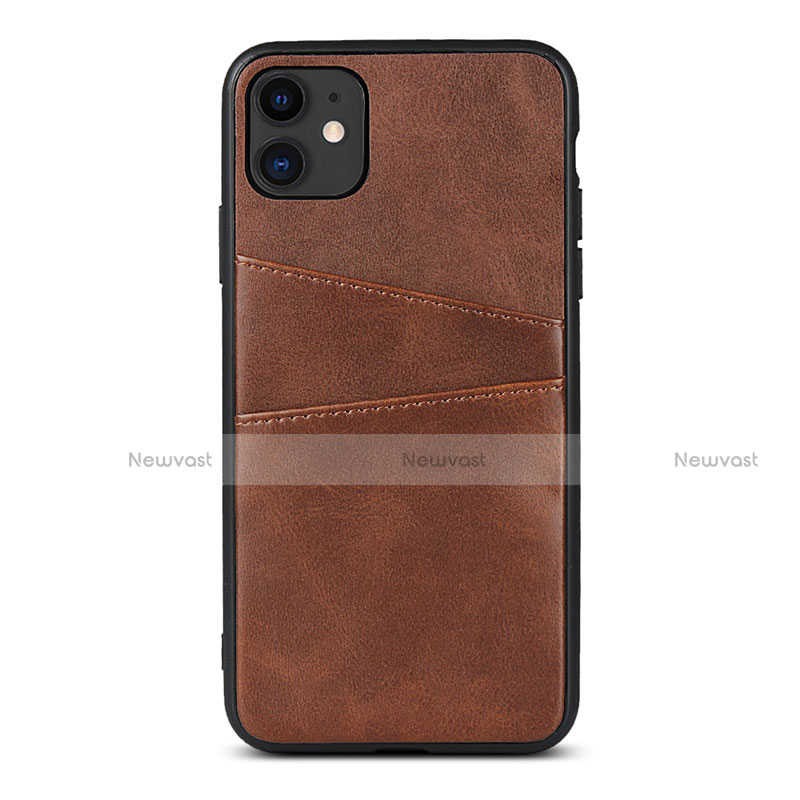 Soft Luxury Leather Snap On Case Cover R03 for Apple iPhone 11