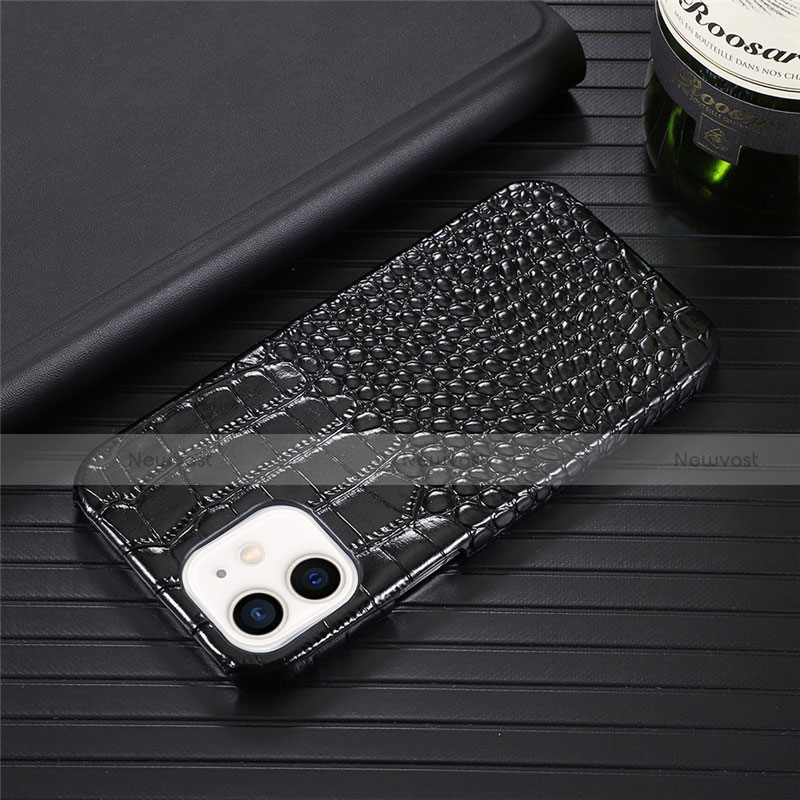 Soft Luxury Leather Snap On Case Cover R03 for Apple iPhone 12 Mini