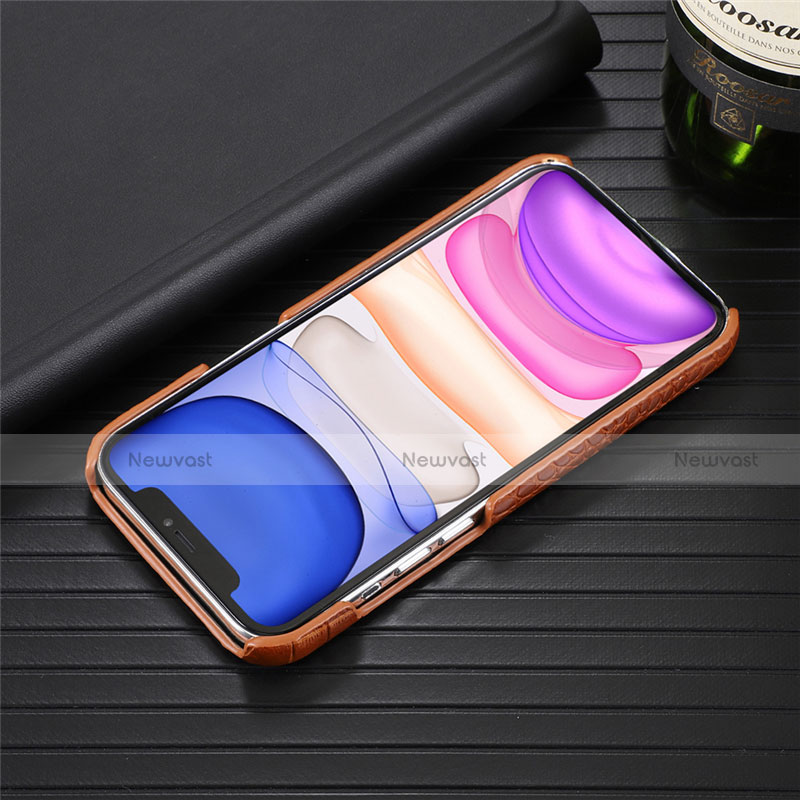 Soft Luxury Leather Snap On Case Cover R03 for Apple iPhone 12 Mini