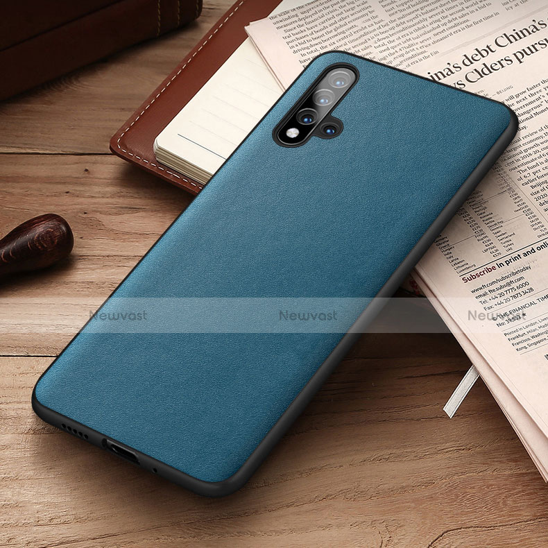 Soft Luxury Leather Snap On Case Cover R03 for Huawei Honor 20S