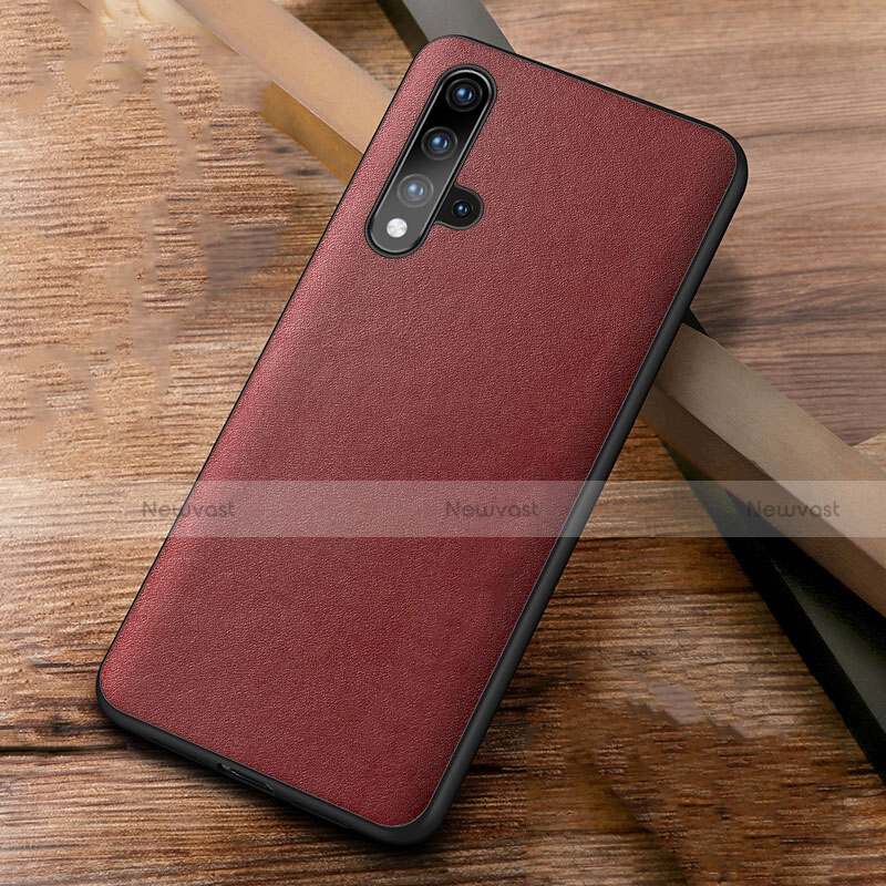 Soft Luxury Leather Snap On Case Cover R03 for Huawei Honor 20S