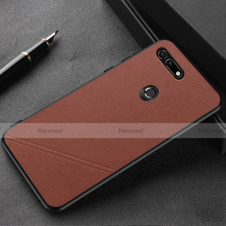 Soft Luxury Leather Snap On Case Cover R03 for Huawei Honor V20