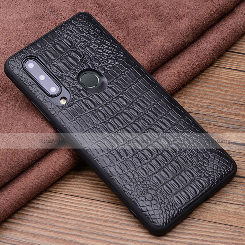 Soft Luxury Leather Snap On Case Cover R03 for Huawei P Smart+ Plus (2019)