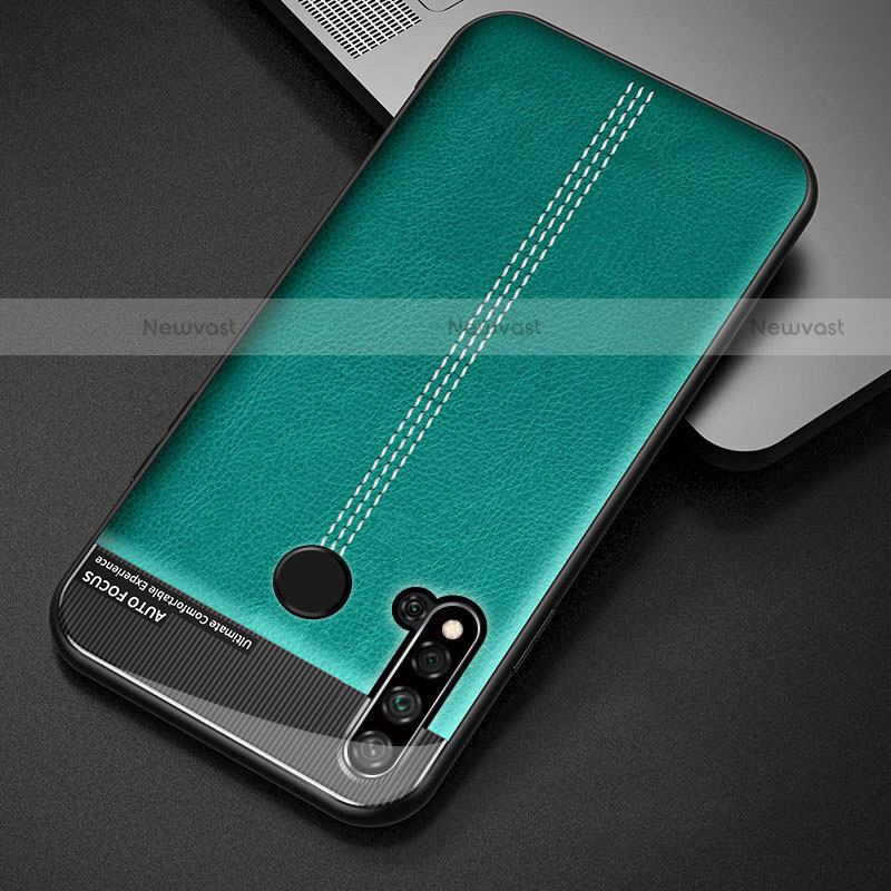 Soft Luxury Leather Snap On Case Cover R03 for Huawei P20 Lite (2019)