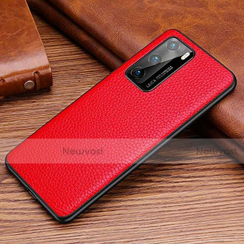 Soft Luxury Leather Snap On Case Cover R03 for Huawei P40