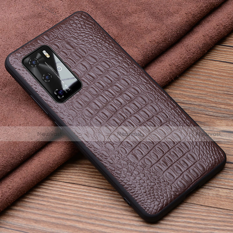 Soft Luxury Leather Snap On Case Cover R03 for Huawei P40 Pro