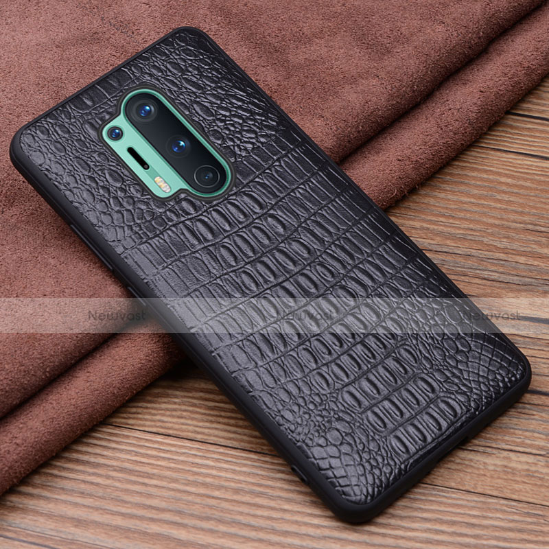 Soft Luxury Leather Snap On Case Cover R03 for OnePlus 8 Pro