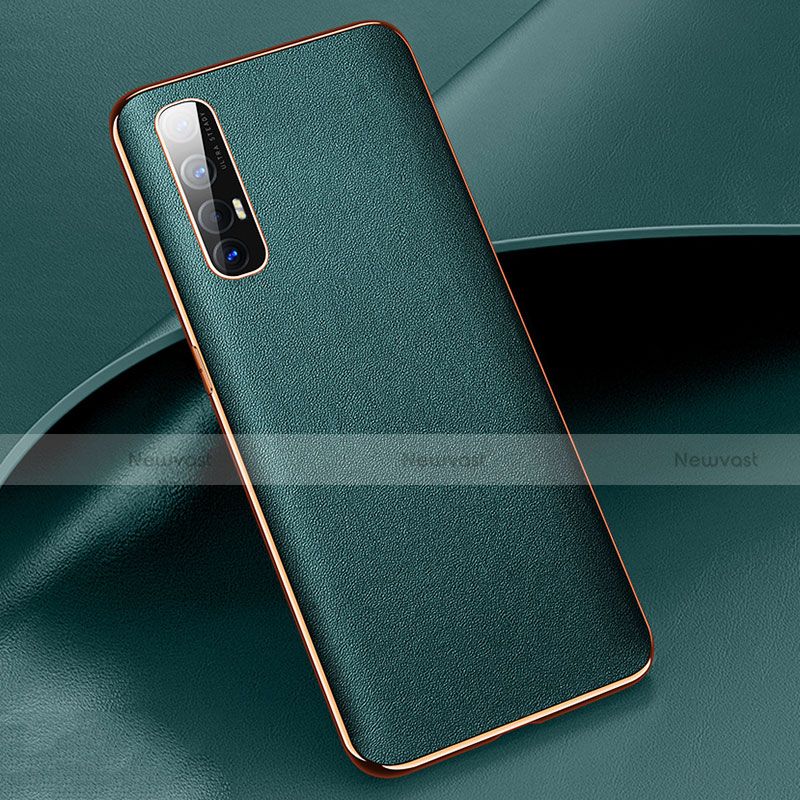 Soft Luxury Leather Snap On Case Cover R03 for Oppo Find X2 Neo