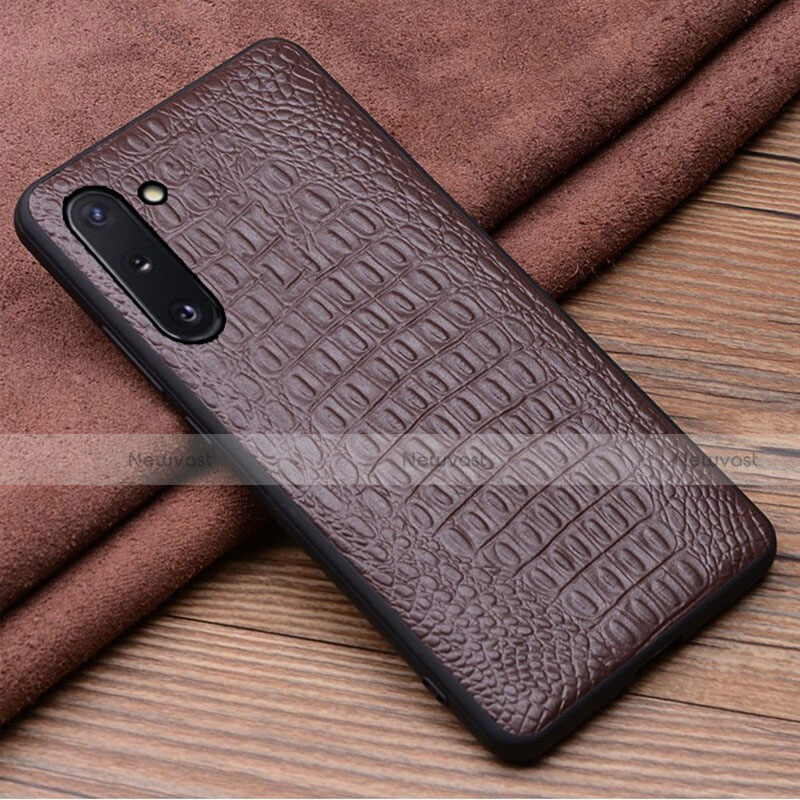 Soft Luxury Leather Snap On Case Cover R03 for Samsung Galaxy Note 10