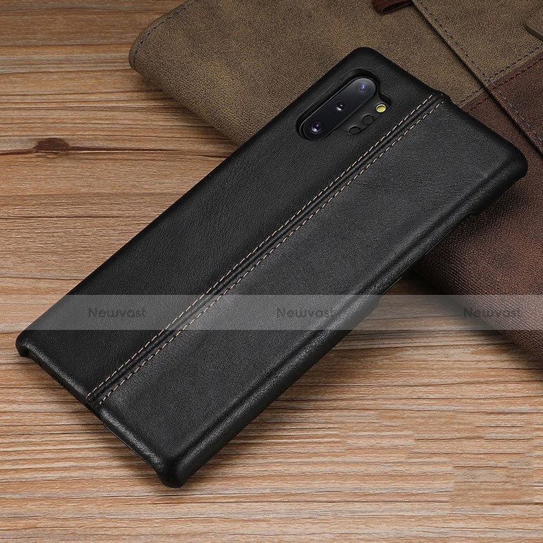 Soft Luxury Leather Snap On Case Cover R03 for Samsung Galaxy Note 10 Plus 5G