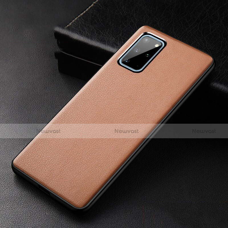 Soft Luxury Leather Snap On Case Cover R03 for Samsung Galaxy S20 Plus