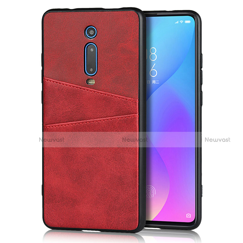 Soft Luxury Leather Snap On Case Cover R03 for Xiaomi Redmi K20 Pro Red