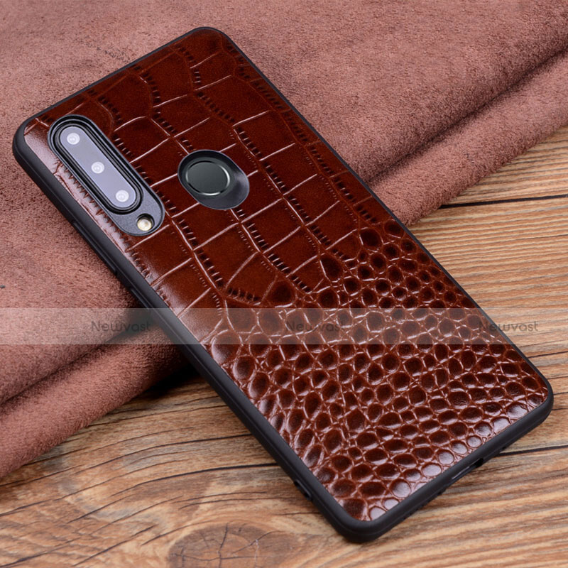 Soft Luxury Leather Snap On Case Cover R04 for Huawei Honor 20E