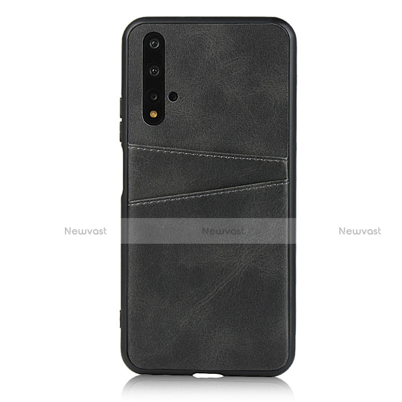 Soft Luxury Leather Snap On Case Cover R04 for Huawei Honor 20S