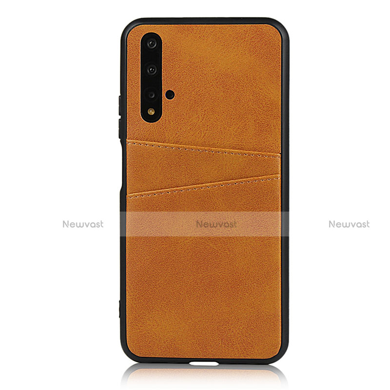 Soft Luxury Leather Snap On Case Cover R04 for Huawei Honor 20S