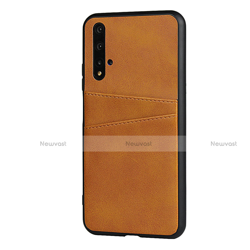 Soft Luxury Leather Snap On Case Cover R04 for Huawei Honor 20S