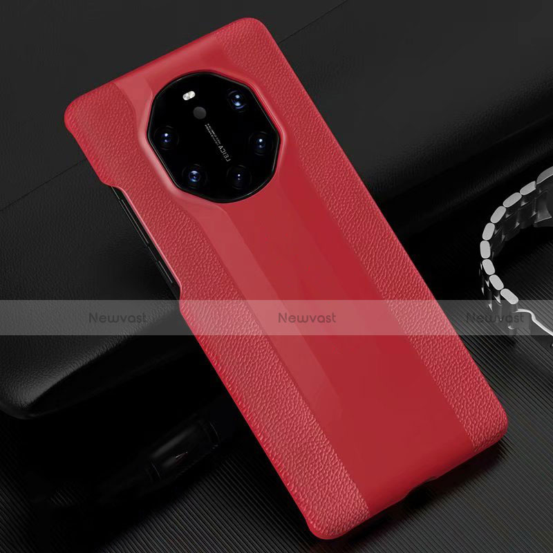 Soft Luxury Leather Snap On Case Cover R04 for Huawei Mate 40 RS