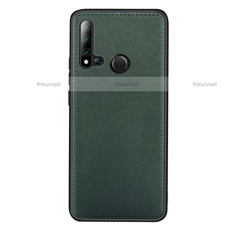 Soft Luxury Leather Snap On Case Cover R04 for Huawei P20 Lite (2019)